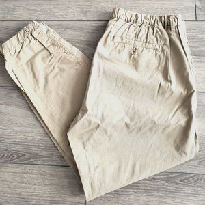 Uniqlo Men's Khaki Cotton Joggers size XL